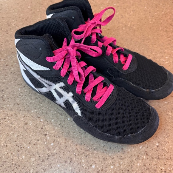 Asics Other - Asics Matflex 6 Black White Wrestling Shoes - Men Size 8.5